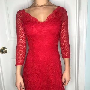 Red dress
